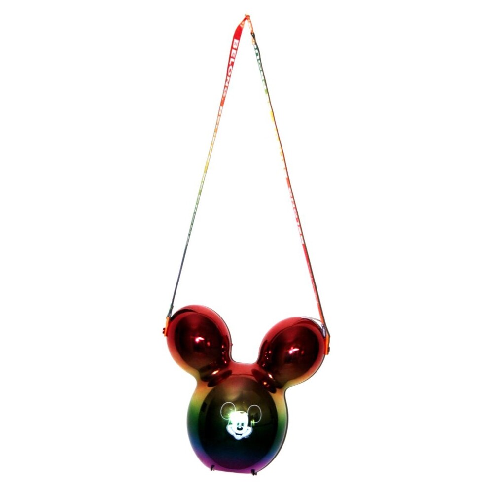 Disneyland Resort Disney Parks Mickey Balloon Popcorn Bucket Metallic Rainbow - Picture 2 of 10